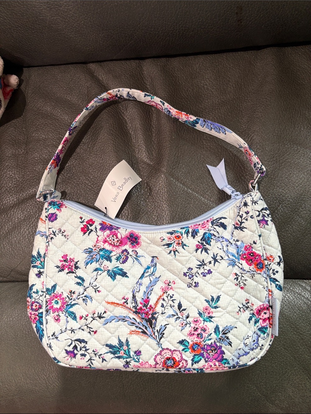 Vera Bradley frannie crescent crossbody in Magnifique floral